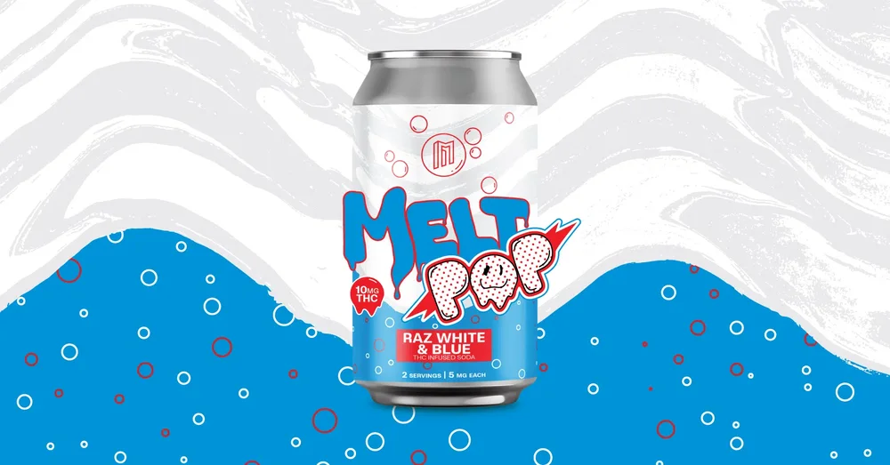 Modist MELT POP Razz White & Blue, product photograph