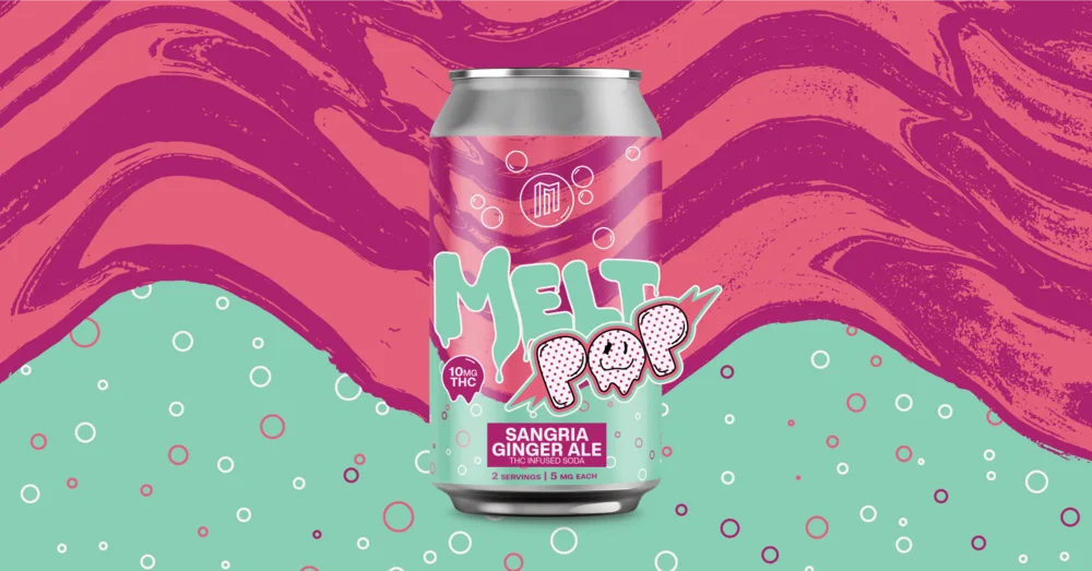 Modist MELT POP Sangria Ginger Ale, product photograph