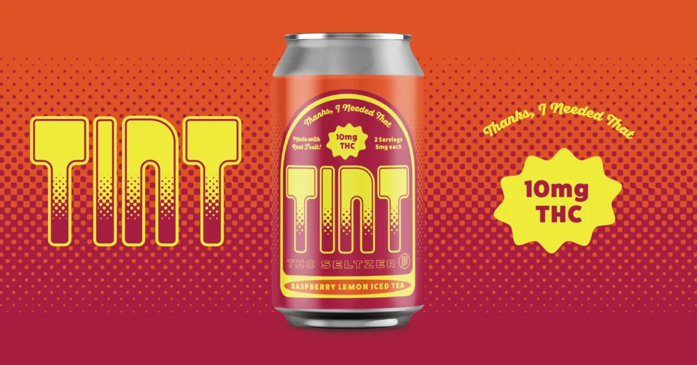 Modist TINT Raspberry Lemon Iced Tea, product photograph